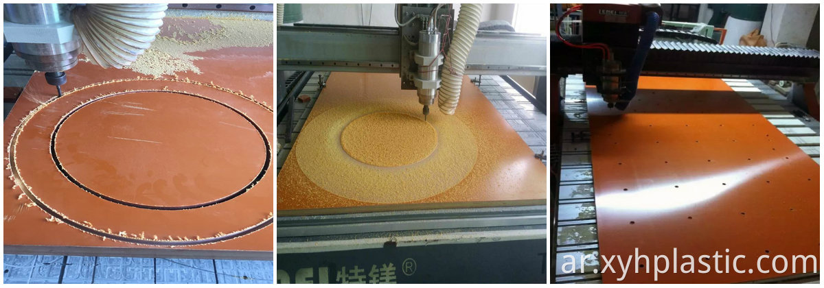 Processing bakelite board
